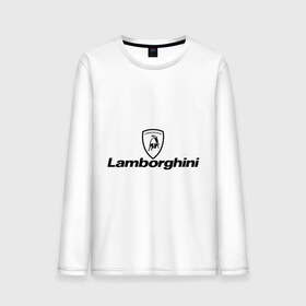 Мужской лонгслив хлопок с принтом Lamborghini , 100% хлопок |  | lamborghini | авто | автомобиль | ламборджини | машины | тачки