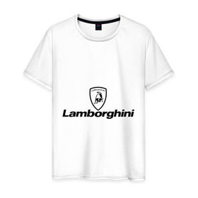 Мужская футболка хлопок с принтом Lamborghini , 100% хлопок | прямой крой, круглый вырез горловины, длина до линии бедер, слегка спущенное плечо. | lamborghini | авто | автомобиль | ламборджини | машины | тачки
