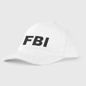 Детская бейсболка с принтом FBI (2) , 100% хлопок | классический козырек, металлическая застежка-регулятор размера | fbi | спецслужбы | фбр | федеральное бюро расследований