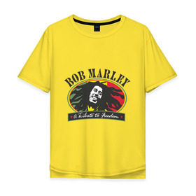 Мужская футболка хлопок Oversize с принтом Bob Marley (7) , 100% хлопок | свободный крой, круглый ворот, “спинка” длиннее передней части | bob | bob marley | reggae | боб марли | музыка | раста | растаманские | регги