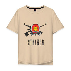 Мужская футболка хлопок Oversize с принтом Долг STALKER , 100% хлопок | свободный крой, круглый ворот, “спинка” длиннее передней части | stalker | долг stalkershooter | постапокалиптические | припять | радиация | сталкер | чернобыль | шутер