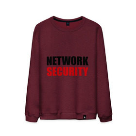 Мужской свитшот хлопок с принтом Network Security , 100% хлопок |  | network security | прикольные | сетевая безопасность
