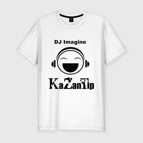 Мужская футболка премиум с принтом DJ KaZanTip , 92% хлопок, 8% лайкра | приталенный силуэт, круглый вырез ворота, длина до линии бедра, короткий рукав | Тематика изображения на принте: dj | kazantip | диджей | ибица | казан | казантип | клуб | наушники