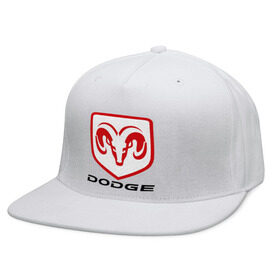Кепка снепбек с прямым козырьком с принтом Dodge , хлопок 100% |  | dodge | авто2012 | додж | логотип dodge | логотип додж | символика dodge | символики додж