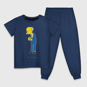 Детская пижама хлопок с принтом Mr. Burns (The Simpsons) , 100% хлопок |  брюки и футболка прямого кроя, без карманов, на брюках мягкая резинка на поясе и по низу штанин
 | Тематика изображения на принте: burns | simpsons | симпсоны | симсоны