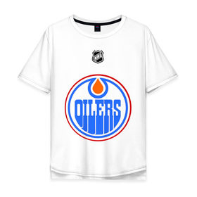 Мужская футболка хлопок Oversize с принтом Edmonton Oilers-Khabibulin 35 , 100% хлопок | свободный крой, круглый ворот, “спинка” длиннее передней части | edmonton oilers | edmonton oilers khabibulin 35национальная лига | nhl | нхл | хокей | хоккей | хоккейный клуб | эмонтон ойлерс