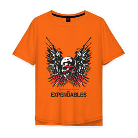 Мужская футболка хлопок Oversize с принтом Неудержимые 2010 , 100% хлопок | свободный крой, круглый ворот, “спинка” длиннее передней части | Тематика изображения на принте: expendables | всем