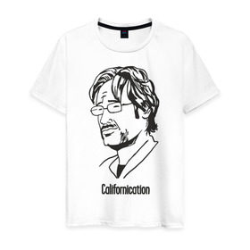 Мужская футболка хлопок с принтом Californication (Хенк Муди) , 100% хлопок | прямой крой, круглый вырез горловины, длина до линии бедер, слегка спущенное плечо. | californication | блудливая калифорния | духовны