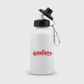 Бутылка спортивная с принтом Katy Perry , металл | емкость — 500 мл, в комплекте две пластиковые крышки и карабин для крепления | katy perry | знаменитости | кети пери | кетью перри | поп музыка
