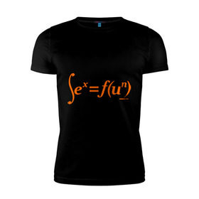Мужская футболка премиум с принтом Sex = Fun , 92% хлопок, 8% лайкра | приталенный силуэт, круглый вырез ворота, длина до линии бедра, короткий рукав | fun | веселье | икс | интеграл | математика | математический | развлечение | формула | функция