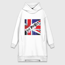 Платье-худи хлопок с принтом Sex Pistols (2) ,  |  | британский флаг