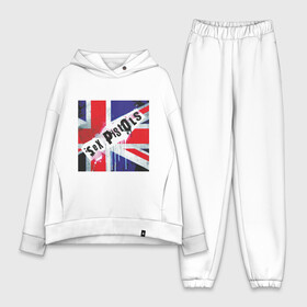 Женский костюм хлопок Oversize с принтом Sex Pistols (2) ,  |  | британский флаг