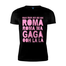 Мужская футболка премиум с принтом Lady Gaga (4) , 92% хлопок, 8% лайкра | приталенный силуэт, круглый вырез ворота, длина до линии бедра, короткий рукав | lady gaga | pop | леди гага | лэди гага | певицы | поп