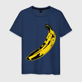 Мужская футболка хлопок с принтом Банан , 100% хлопок | прямой крой, круглый вырез горловины, длина до линии бедер, слегка спущенное плечо. | banana