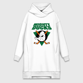 Платье-худи хлопок с принтом Anaheim Mighty Ducks (2) ,  |  | nhl | лига | национальная лига | нхл | хокей | хоккей | хоккейная лига