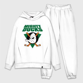 Мужской костюм хлопок OVERSIZE с принтом Anaheim Mighty Ducks (2) ,  |  | nhl | лига | национальная лига | нхл | хокей | хоккей | хоккейная лига