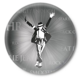 Значок с принтом MJ ,  металл | круглая форма, металлическая застежка в виде булавки | billie jean | billy jean | michael jackson | майкл джексон