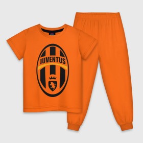 Детская пижама хлопок с принтом Italian Serie A. Juventus FC , 100% хлопок |  брюки и футболка прямого кроя, без карманов, на брюках мягкая резинка на поясе и по низу штанин
 | фк | ювентус