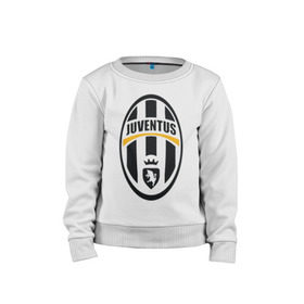 Детский свитшот хлопок с принтом Italian Serie A. Juventus FC , 100% хлопок | круглый вырез горловины, эластичные манжеты, пояс и воротник | фк | ювентус