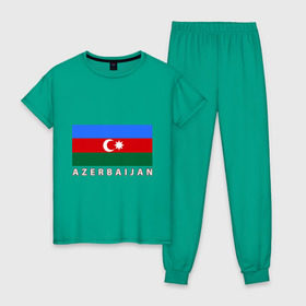 Женская пижама хлопок с принтом Азербайджан , 100% хлопок | брюки и футболка прямого кроя, без карманов, на брюках мягкая резинка на поясе и по низу штанин | azerbaijan | azerbaijan map | jan jan azerbaijan
азербайджан | map | азербайджанец | карта азербайджана