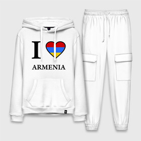 Мужской костюм хлопок с толстовкой с принтом I love Armenia ,  |  | Тематика изображения на принте: armenia | армению | армения | армяне | армянин | ереван | люблю | флаг