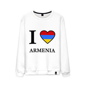 Мужской свитшот хлопок с принтом I love Armenia , 100% хлопок |  | Тематика изображения на принте: armenia | армению | армения | армяне | армянин | ереван | люблю | флаг