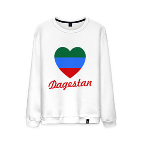 Мужской свитшот хлопок с принтом Dagestan Flag Heart , 100% хлопок |  | 05 регион | даг | дагестан | дагестанец | даги | с любовью к дагестанцамкавказ | сердце | флаг