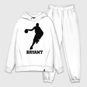Мужской костюм хлопок OVERSIZE с принтом Basketball Star   Kobe Bryant ,  |  | Тематика изображения на принте: kobe bryant | баскетболист | коби брайнт