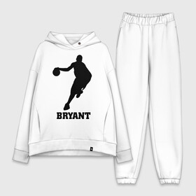 Женский костюм хлопок Oversize с принтом Basketball Star   Kobe Bryant ,  |  | kobe bryant | баскетболист | коби брайнт