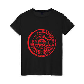 Женская футболка хлопок с принтом Pendulum , 100% хлопок | прямой крой, круглый вырез горловины, длина до линии бедер, слегка спущенное плечо | drum | pendulum | pendulumdram | драм