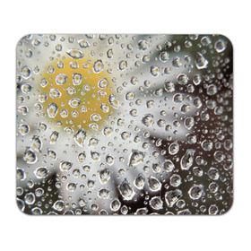 Коврик прямоугольный с принтом Ромашка , натуральный каучук | размер 230 х 185 мм; запечатка лицевой стороны | капли дождя | ромашка | цветок
