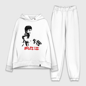 Женский костюм хлопок Oversize с принтом Брюс ли (5) ,  |  | bruce lee