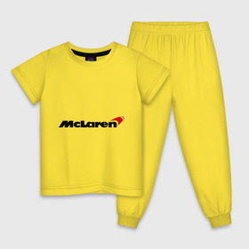 Детская пижама хлопок с принтом McLaren (МакЛарен) , 100% хлопок |  брюки и футболка прямого кроя, без карманов, на брюках мягкая резинка на поясе и по низу штанин
 | auto | mclaren | авто | автобренды | автомобили | макларен | машины | тачки | тюнинг