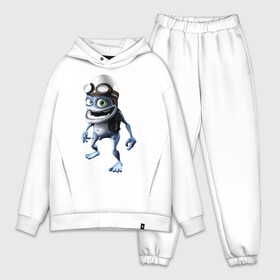 Мужской костюм хлопок OVERSIZE с принтом Crazy frog ,  |  | crazy frog | крейзи фрог | крэйзи фрог | лягушка