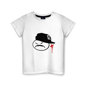 Детская футболка хлопок с принтом Yung Onix , 100% хлопок | круглый вырез горловины, полуприлегающий силуэт, длина до линии бедер | gangsta | gansta | hip | hip hop | hop | rap | оникс | рэп | рэпчина | хип | хип хоп | хипхоп | хоп