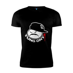 Мужская футболка премиум с принтом Yung Onix , 92% хлопок, 8% лайкра | приталенный силуэт, круглый вырез ворота, длина до линии бедра, короткий рукав | gangsta | gansta | hip | hip hop | hop | rap | оникс | рэп | рэпчина | хип | хип хоп | хипхоп | хоп