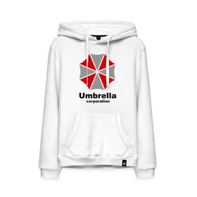 Мужская толстовка хлопок с принтом Umbrella corporation , френч-терри, мягкий теплый начес внутри (100% хлопок) | карман-кенгуру, эластичные манжеты и нижняя кромка, капюшон с подкладом и шнурком | resident evil | umbrella corporation | амбрелла | корпорация | логотип | обитель зла