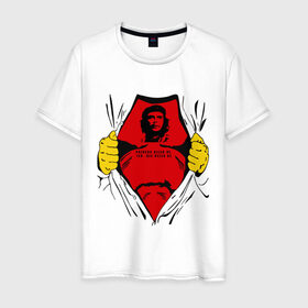 Мужская футболка хлопок с принтом Мой кумир Che Guevara , 100% хлопок | прямой крой, круглый вырез горловины, длина до линии бедер, слегка спущенное плечо. | че гевара