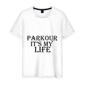 Мужская футболка хлопок с принтом Паркур (8) , 100% хлопок | прямой крой, круглый вырез горловины, длина до линии бедер, слегка спущенное плечо. | parkour | паркур | паркурщик