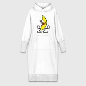 Платье удлиненное хлопок с принтом Танцующий банан. ,  |  | банан