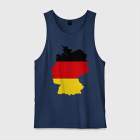 Мужская майка хлопок с принтом Германия (Germany) , 100% хлопок |  | Тематика изображения на принте: germany | германия | государство | европа | европейский | немцы | флаг