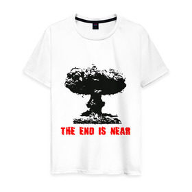 Мужская футболка хлопок с принтом 2012 - Конец близок , 100% хлопок | прямой крой, круглый вырез горловины, длина до линии бедер, слегка спущенное плечо. | атомная бомба | бомба | взрыв | катастрофа | конец близок | ядерный взрыв