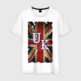 Мужская футболка хлопок с принтом United Kingdom , 100% хлопок | прямой крой, круглый вырез горловины, длина до линии бедер, слегка спущенное плечо. | britain | great | great britain | kingdom | uk | united | united kingdom | united kingdombritan | англия | британия | великобритания | королевство