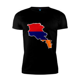 Мужская футболка премиум с принтом Armenia map , 92% хлопок, 8% лайкра | приталенный силуэт, круглый вырез ворота, длина до линии бедра, короткий рукав | armenia | armenia map | armenia mapкарта армении | map | армения | армения карта | армянин