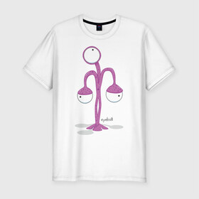 Мужская футболка премиум с принтом Пришелец - Ebb , 92% хлопок, 8% лайкра | приталенный силуэт, круглый вырез ворота, длина до линии бедра, короткий рукав | инопланетянин | летающая тарелка | монстр | нло | пришелец | пришельцы | чудище