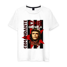 Мужская футболка хлопок с принтом Che Guevara (4) , 100% хлопок | прямой крой, круглый вырез горловины, длина до линии бедер, слегка спущенное плечо. | че гевара