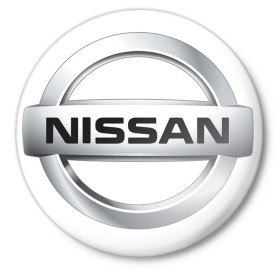 Значок с принтом Ниссан ,  металл | круглая форма, металлическая застежка в виде булавки | nissan | авто | автомобиль | автомобильные | машинки | машины | нисан | нисанчик | ниссан | тачки