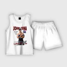 Детская пижама с шортами хлопок с принтом John Cena Extreme Rules ,  |  | wwe | бои без правил | джон сина