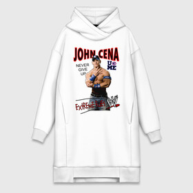 Платье-худи хлопок с принтом John Cena Extreme Rules ,  |  | wwe | бои без правил | джон сина