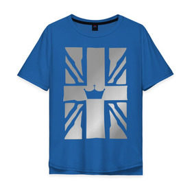 Мужская футболка хлопок Oversize с принтом Королевский флаг Великобритании , 100% хлопок | свободный крой, круглый ворот, “спинка” длиннее передней части | britain | britan | great | great britain | kingdom | uk | united | англия | британия | британский флаг | великобритания | иunited kingdom | королевский флаг | королевский флаг великобритании | королевство | флаг великобритани